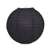 Zwarte lampion rijstpapier 35 cm