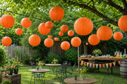 Lampionpakket 35 stuks - Oranje papieren lampionnen