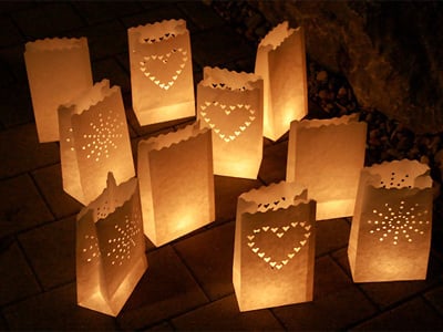Candle bag Fireworks - 10 grote kaarsenzakken