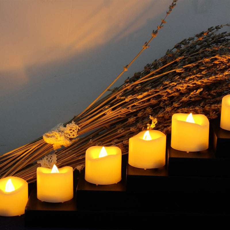 10 Led kaarsjes met afstandsbediening + timer