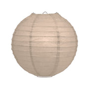 Warm grijze lampion rijstpapier 35 cm