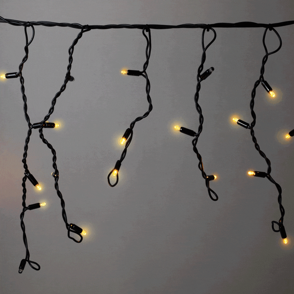 Koppelbare ijspegelverlichting met fonkel