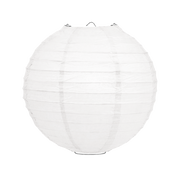 Witte lampion rijstpapier