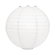 Witte lampion rijstpapier