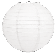Witte lampion rijstpapier