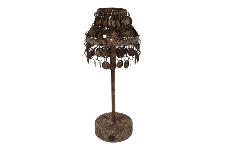 Tafellamp met muntjes Marokkaanse stijl - 36 cm