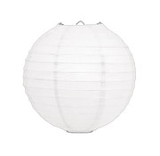 Witte lampion rijstpapier